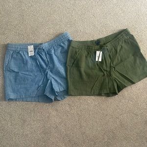 NWT J. Crew Linen Shorts